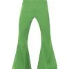 Herren Schlaghose Grün 2 Herren Schlaghose Grün -Outlet-Horror-Shop herren schlaghose gruen 60er jahre kostuemhose 70s schlagermove kostuem zubehoer 28246