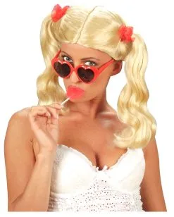 Herz Sonnenbrille 7 Herz Sonnenbrille -Outlet-Horror-Shop herz sonnenbrille lolita sonnenbrille faschingsbrille kostuembrille bild3 17991