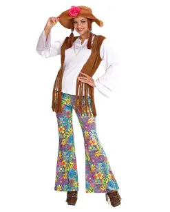 Hippie Frauen Kostüm Mit Zöpfen Gr. M 6 Hippie Frauen Kostüm Mit Zöpfen Gr. M -Outlet-Horror-Shop hippie kostuem mit hose und weste flower power kostuem faschingskostueme kaufen 15897 2 b2901de763