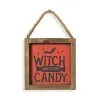 Halloween Wandbild "Witch Way To The Candy" 15cm 2 Halloween Wandbild "Witch Way To The Candy" 15cm -Outlet-Horror-Shop holz schild witch way to the candy 15cm wood wall sign halloween dekoschild halloween 54238