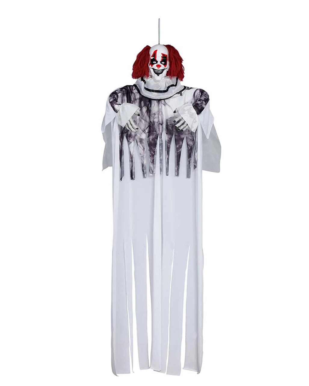 Horror Clown Hängefigur Mit Effekt 160cm 3 Horror Clown Hängefigur Mit Effekt 160cm