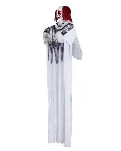 Horror Clown Hängefigur Mit Effekt 160cm 7 Horror Clown Hängefigur Mit Effekt 160cm -Outlet-Horror-Shop horror clown haengefigur mit effekt killerclown halloween deko halloween animatronics online kaufen 54851 02
