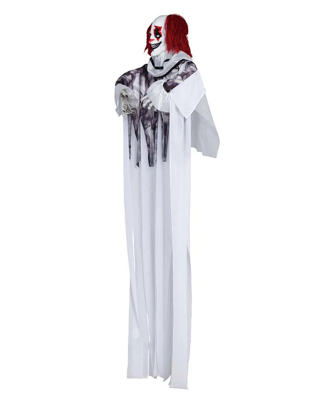 Horror Clown Hängefigur Mit Effekt 160cm 4 Horror Clown Hängefigur Mit Effekt 160cm – Bild 2