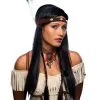 Indianerin Perücke Mit Feder -Outlet-Horror-Shop indianerin peruecke mit feder sqauw peruecke mit stirnband und feder 8801325 02