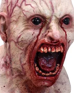 Infizierte Zombie Walker Maske -Outlet-Horror-Shop infizierte zombie walker maske infected zombie mask zombie walk maske bild2 28765