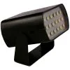 Mini Stroboskop Schwarz -Outlet-Horror-Shop intense strobe light led beleuchtung fuer deine halloween dekoration 28355