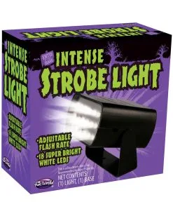 Mini Stroboskop Schwarz 5 Mini Stroboskop Schwarz -Outlet-Horror-Shop intense strobe light led beleuchtung fuer deine halloween dekoration 28355 2