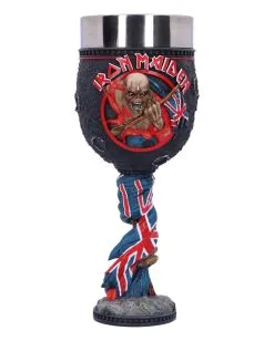 Iron Maiden The Trooper Kelch 19,5cm -Outlet-Horror-Shop iron maide the trooper kelch iron maiden the trooper goblet iron maiden merchandise 52693 03