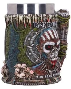 Iron Maiden "The Book Of Souls" Krug 17,5cm -Outlet-Horror-Shop iron maiden the book of souls krug iron maiden tankard band merch fuer heavy metal und gothic fans 54368 4