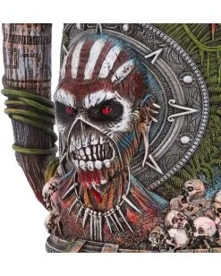 Iron Maiden "The Book Of Souls" Krug 17,5cm -Outlet-Horror-Shop iron maiden the book of souls krug iron maiden tankard band merch fuer heavy metal und gothic fans 54368 5
