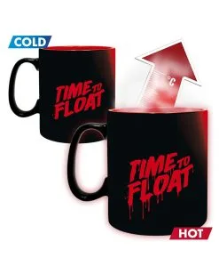 IT Time To Float Tasse Mit Thermo Effekt -Outlet-Horror-Shop it pennywise time to float tasse mit thermo effekt pennywise it heat changing mug pennywise geschenkartikel und merch 50438 2