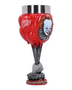 IT - Time To Float Pennywise Kelch 19,5cm -Outlet-Horror-Shop it time to float pennywise kelch it time to float pennywise goblet 52451 04