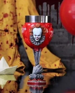 IT - Time To Float Pennywise Kelch 19,5cm -Outlet-Horror-Shop it time to float pennywise kelch it time to float pennywise goblet 52451 08
