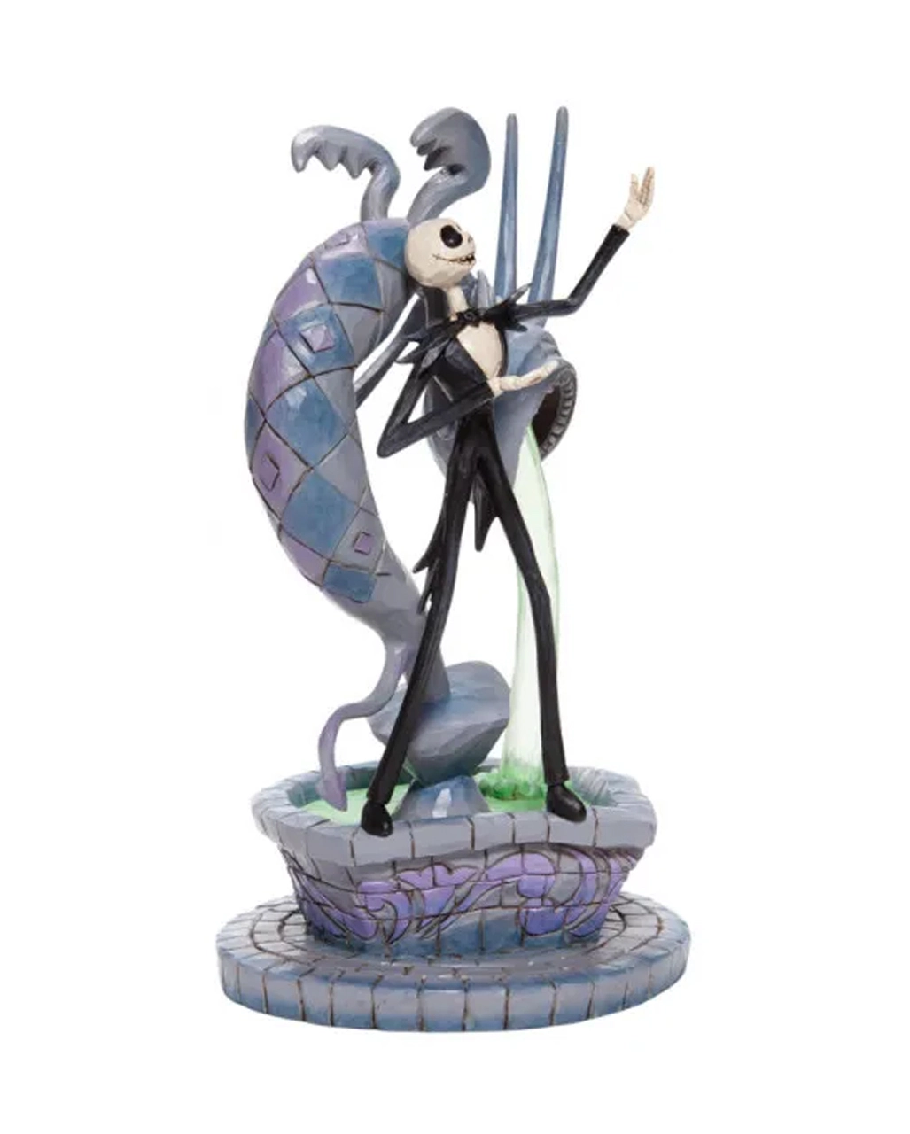 Jack Skellington Am Brunnen Figur 24cm 4 Jack Skellington Am Brunnen Figur 24cm – Bild 2