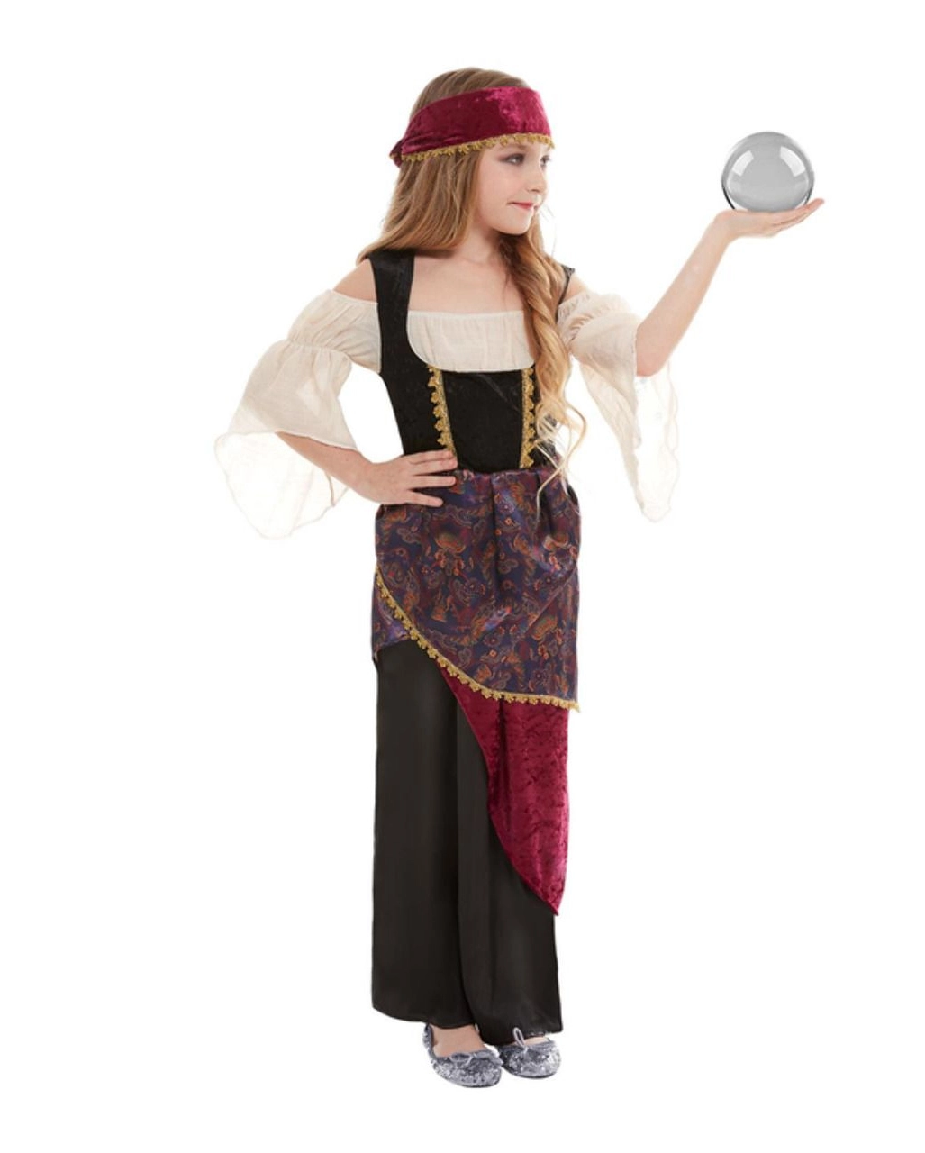 Wahrsagerin Deluxe Kinderkostüm 4 Wahrsagerin Deluxe Kinderkostüm – Bild 2