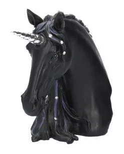 Jewelled Midnight Einhorn Figur 15cm 10 Jewelled Midnight Einhorn Figur 15cm -Outlet-Horror-Shop jewelled midnight einhorn figur jewelled midnight unicorn figurine gothic deko fantasy deko 54550 03