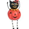 Johanna Parker Katze Pumpkin Body Vintage Figur -Outlet-Horror-Shop johanna parker katze pumpkin body vintage figur cat pumpkin body vintage figure halloween dekoration 52924