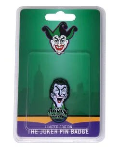 The Joker Ansteck-Pin Limited Edition -Outlet-Horror-Shop joker ansteck pin limited edition joker dc comics limited edition pin badge 54600 02