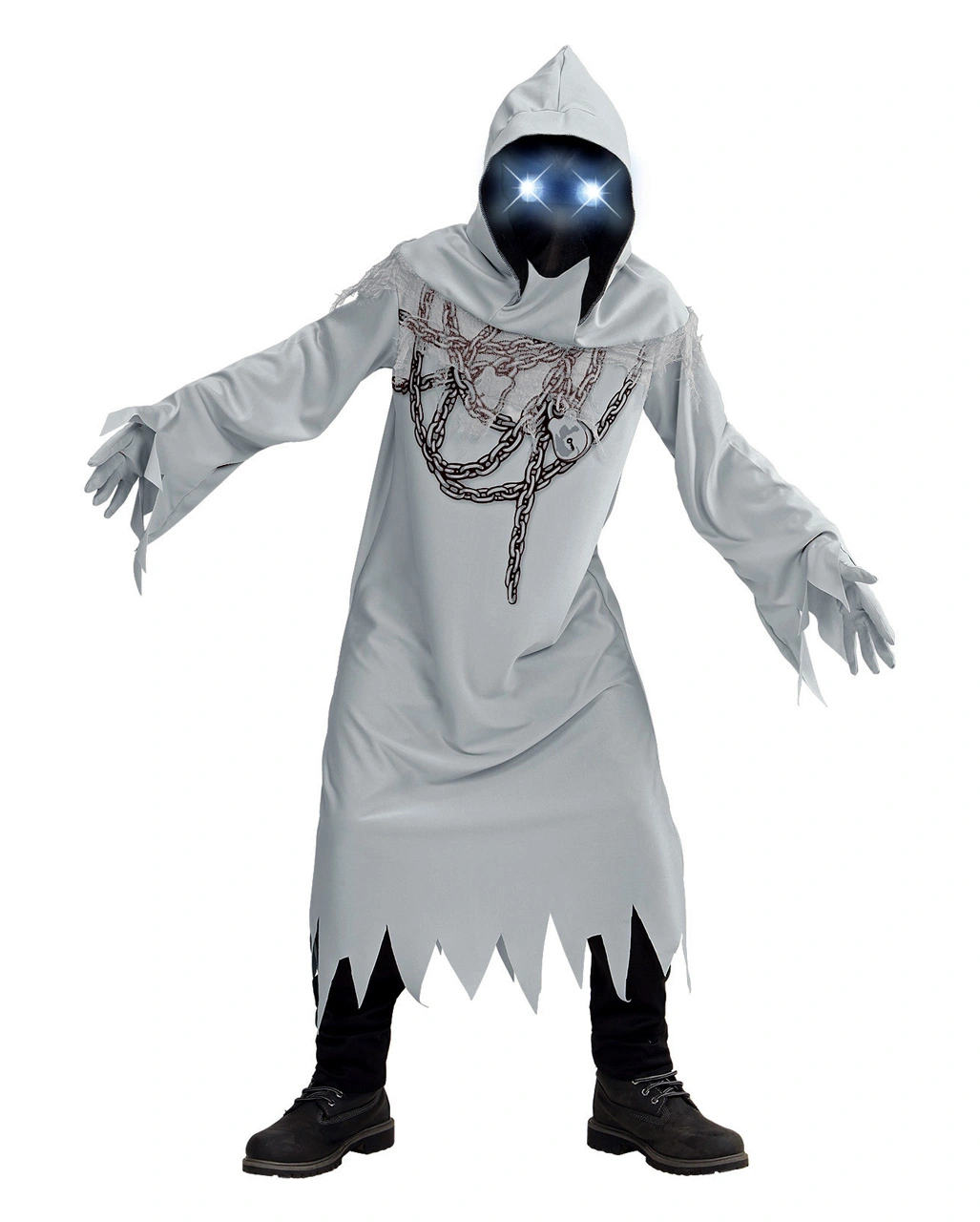 Kettengeist Mit Leuchtaugen Kinderkostüm 3 Kettengeist Mit Leuchtaugen Kinderkostüm