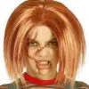 Killerpuppe Kinder Perücke -Outlet-Horror-Shop killerpuppe kinder peruecke killer doll kids wig moerderpuppe kinderperuecke halloween 53352