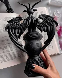 KILLSTAR Baphomet Statuette 9 KILLSTAR Baphomet Statuette -Outlet-Horror-Shop killstar baphomet resin statuette killstar dekoration gothic figur gothic dekoration gothic accessoires und geschenkartikel 54025 1