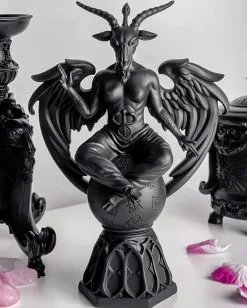KILLSTAR Baphomet Statuette 8 KILLSTAR Baphomet Statuette -Outlet-Horror-Shop killstar baphomet resin statuette killstar dekoration gothic figur gothic dekoration gothic accessoires und geschenkartikel 54025