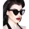 KILLSTAR Bat An Eye Fledermaus-Sonnenbrille -Outlet-Horror-Shop killstar bat an eye fledermaus sonnenbrille killstar bat an eye sunglasses gothic fashion gothic mode 51115 01