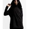KILLSTAR Cloak Of Deception Oversized Hoodie -Outlet-Horror-Shop killstar cloak of deception oversized hoodie gothic fashion deko und accessoires 51985