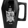 KILLSTAR Coffin Break Tasse -Outlet-Horror-Shop killstar coffin break tasse gothic coffin shaped mug gothic und halloween geschirr und tassen 51233 3