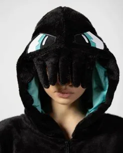 KILLSTAR Cthulhu Onesie Mit Kapuze 12 KILLSTAR Cthulhu Onesie Mit Kapuze -Outlet-Horror-Shop killstar cthulhu onesie mit kapuze killstar krake jumpsuit gothic cthulhu overall gothic mode homeware 52486 4