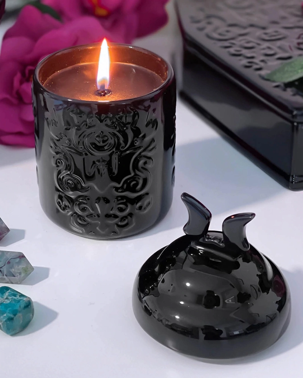 KILLSTAR Daemon Boudoir Kerze Im Glas 4 KILLSTAR Daemon Boudoir Kerze Im Glas – Bild 2