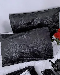 KILLSTAR Daemon Kissenhüllen 2 St. -Outlet-Horror-Shop killstar daemon kissenhuellen 2 st killstar daemon pillowcases gothic wohnenaccessoires 52232 2