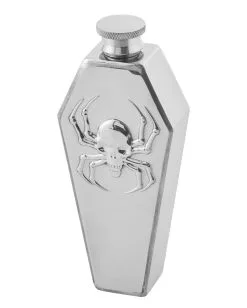 KILLSTAR Deadly Flask In Sargform -Outlet-Horror-Shop killstar deadly flask flachmann in sargform killstar gothic accessoires und geschenkartikel 51627