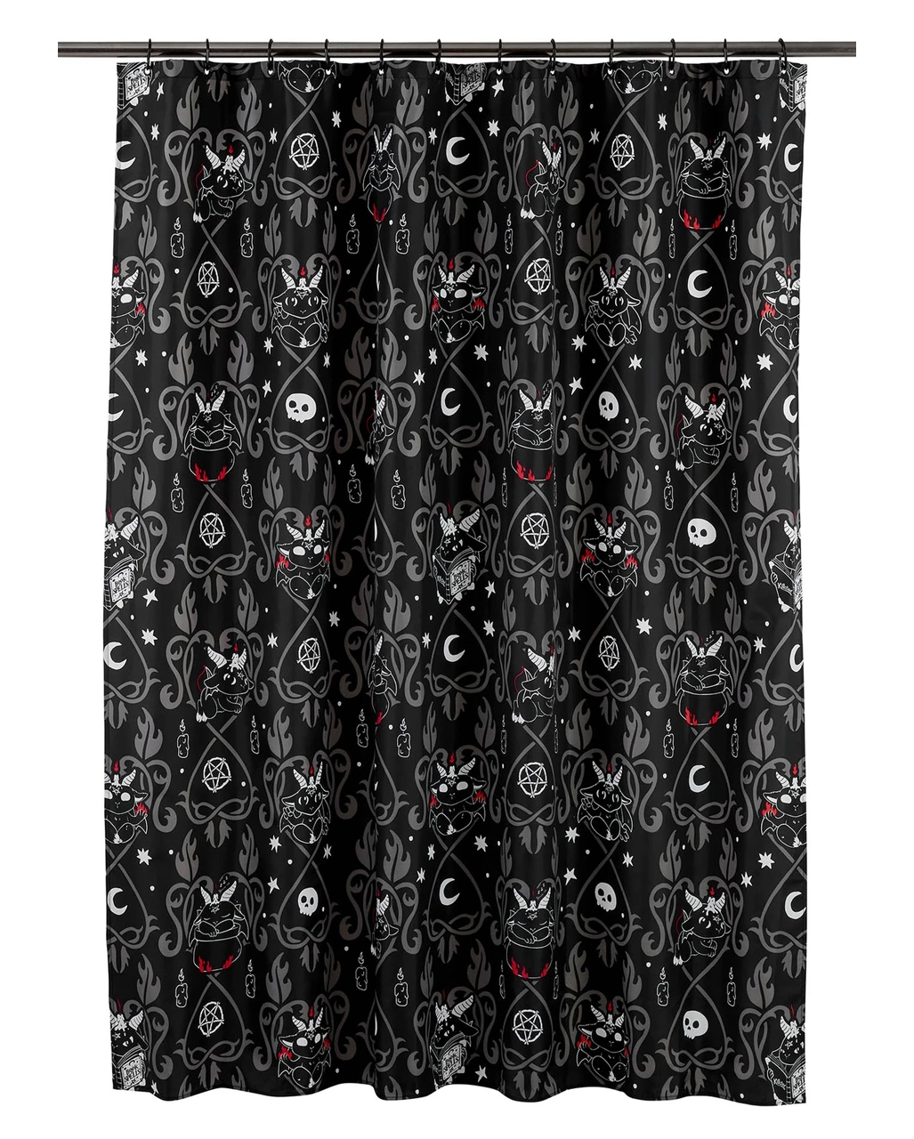 KILLSTAR Devils Details Duschvorhang 3 KILLSTAR Devils Details Duschvorhang