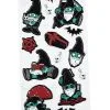 KILLSTAR Gnome Puff Sticker Set 1 KILLSTAR Gnome Puff Sticker Set -Outlet-Horror-Shop killstar gnome puff sticker set killstar gnome puff aufkleber killstar dekoration 52131 01