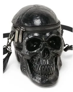 KILLSTAR Grave Digger Totenkopf Handtasche 10 KILLSTAR Grave Digger Totenkopf Handtasche -Outlet-Horror-Shop killstar grave digger totenkopf handtasche killstar grave digger skull handbag gothic accessoire 50914 04