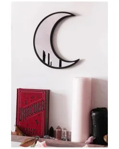 KILLSTAR Halbmond Wandspiegel 5 KILLSTAR Halbmond Wandspiegel -Outlet-Horror-Shop killstar halbmond wandspiegel gothic wohnungsdeko und zubehoer 52134 2