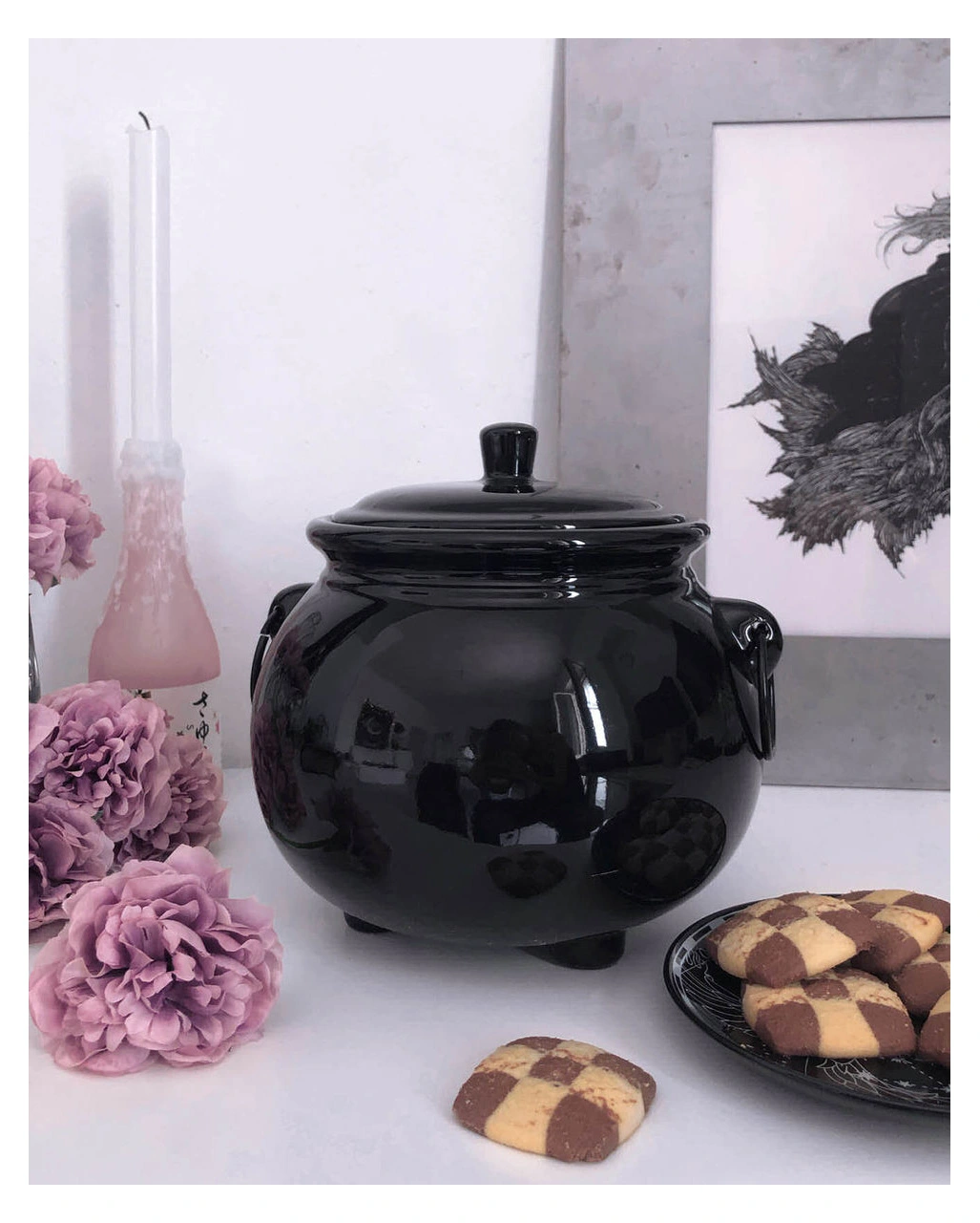 KILLSTAR Hexenkessel Keramik Keksdose 4 KILLSTAR Hexenkessel Keramik Keksdose – Bild 2