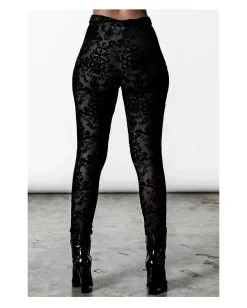 KILLSTAR I'am Strange Leggings 7 KILLSTAR I'am Strange Leggings -Outlet-Horror-Shop killstar iam strange leggings killstar gothic mode killstar fashion 52189 03