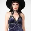KILLSTAR Madam Meow Harness 1 KILLSTAR Madam Meow Harness -Outlet-Horror-Shop killstar madam meow harness killstar accessoire kunstleder harness gothic geschenkartikel un accessoires goth kleidung killstar faux leather harness 53473