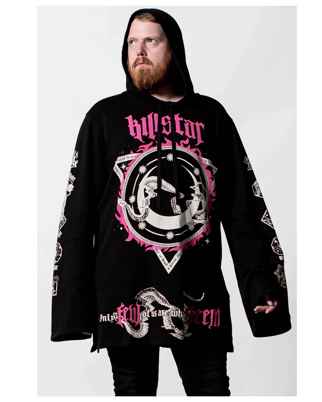 KILLSTAR Meditate Longline Hoodie 4 KILLSTAR Meditate Longline Hoodie – Bild 2