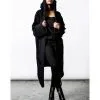KILLSTAR Midnight Long Cardigan 2 KILLSTAR Midnight Long Cardigan -Outlet-Horror-Shop killstar midnight long cardigan killstar gothic mode killstar fashion 52179 01