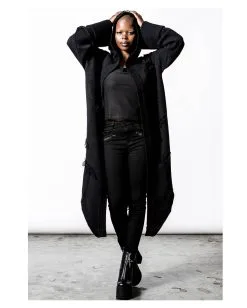 Outlet-Horror-Shop -Outlet-Horror-Shop killstar midnight long cardigan killstar gothic mode killstar fashion 52179 02