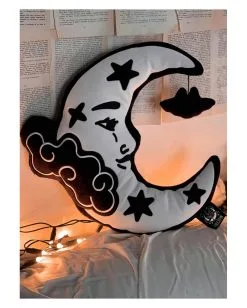 KILLSTAR Moonbeam Kissen -Outlet-Horror-Shop killstar moonbeam cushion killstar moonbeam zierkissen gothic deko 51534 03