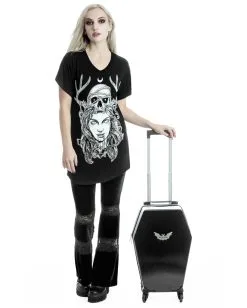 KILLSTAR Sarg Reisekoffer 9 KILLSTAR Sarg Reisekoffer -Outlet-Horror-Shop killstar sarg reisekoffer casket carry case gothic und halloween koffer 52121 5