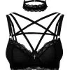 KILLSTAR She Bites Spitzen BH -Outlet-Horror-Shop killstar she bites spitzen bh killstar lingerie killstar wasche gothic lingerie gothic waesche 54546