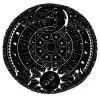KILLSTAR Sky Spirit Tagesdecke Rund 2 KILLSTAR Sky Spirit Tagesdecke Rund -Outlet-Horror-Shop killstar sky spirit tagesdecke killstar sky spirit round blanket gothic deko 50462 01