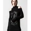 KILLSTAR Thalia Sweatshirt -Outlet-Horror-Shop killstar thalia sweatshirt killstar gothic fashion killstar mode online kaufen 52101 01