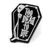 KILLSTAR Too Dead Pin Button 2 KILLSTAR Too Dead Pin Button -Outlet-Horror-Shop killstar too dead pin button gothic anstecker gothic accessoire 50480 01