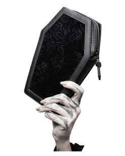 KILLSTAR Vampir's Kiss Sarg Geldbörse -Outlet-Horror-Shop killstar vampirs kiss sarg geldboerse killstar vampirs kiss coffin wallet gothic accessoire 51207 03